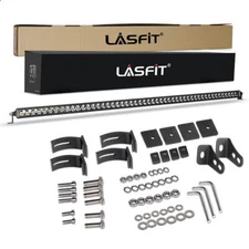 Lasfit 52inch LED Light Bar Spot Flood Combo Offroad Driving Lamp For Jeep