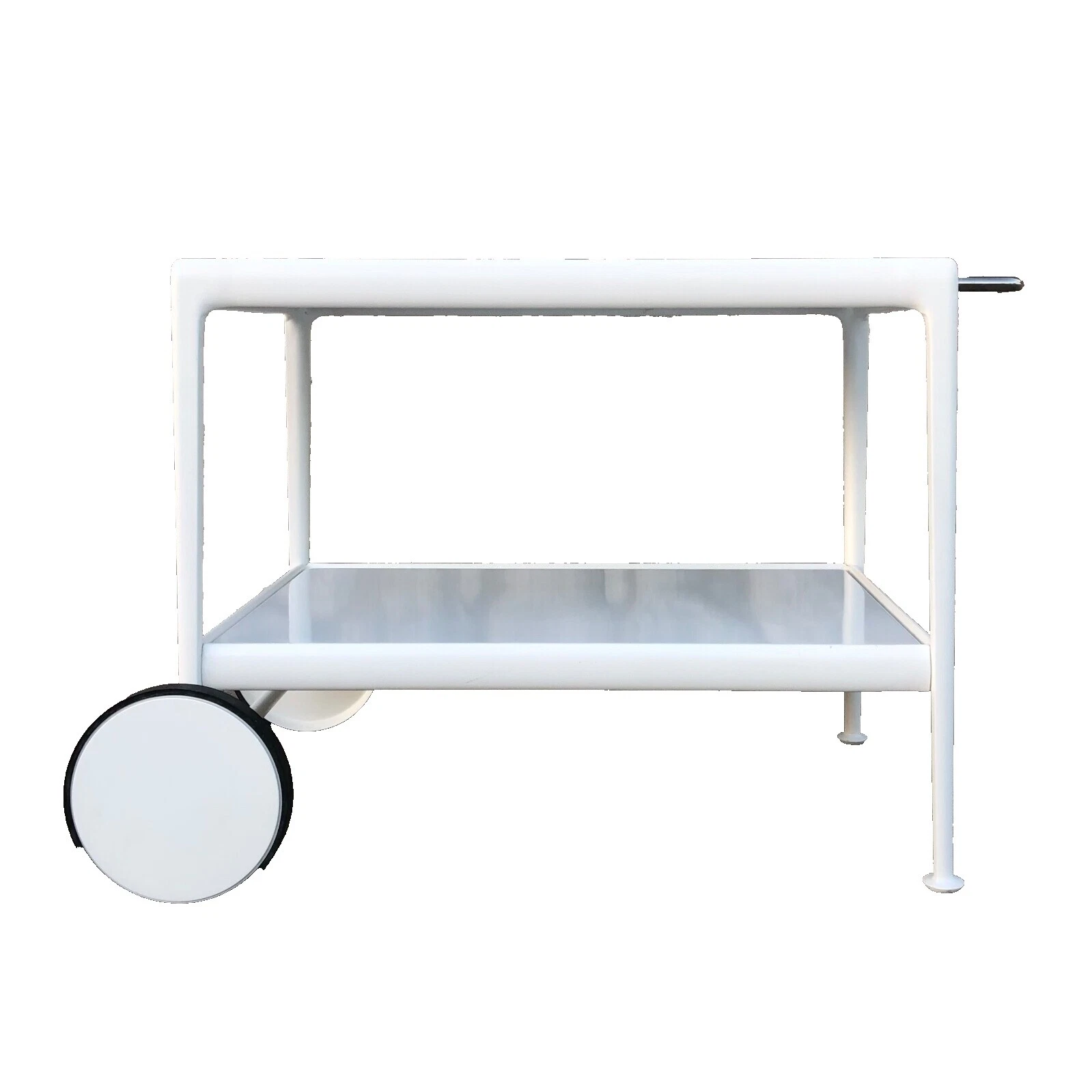 Aluminum White Bar Carts & Serving Carts