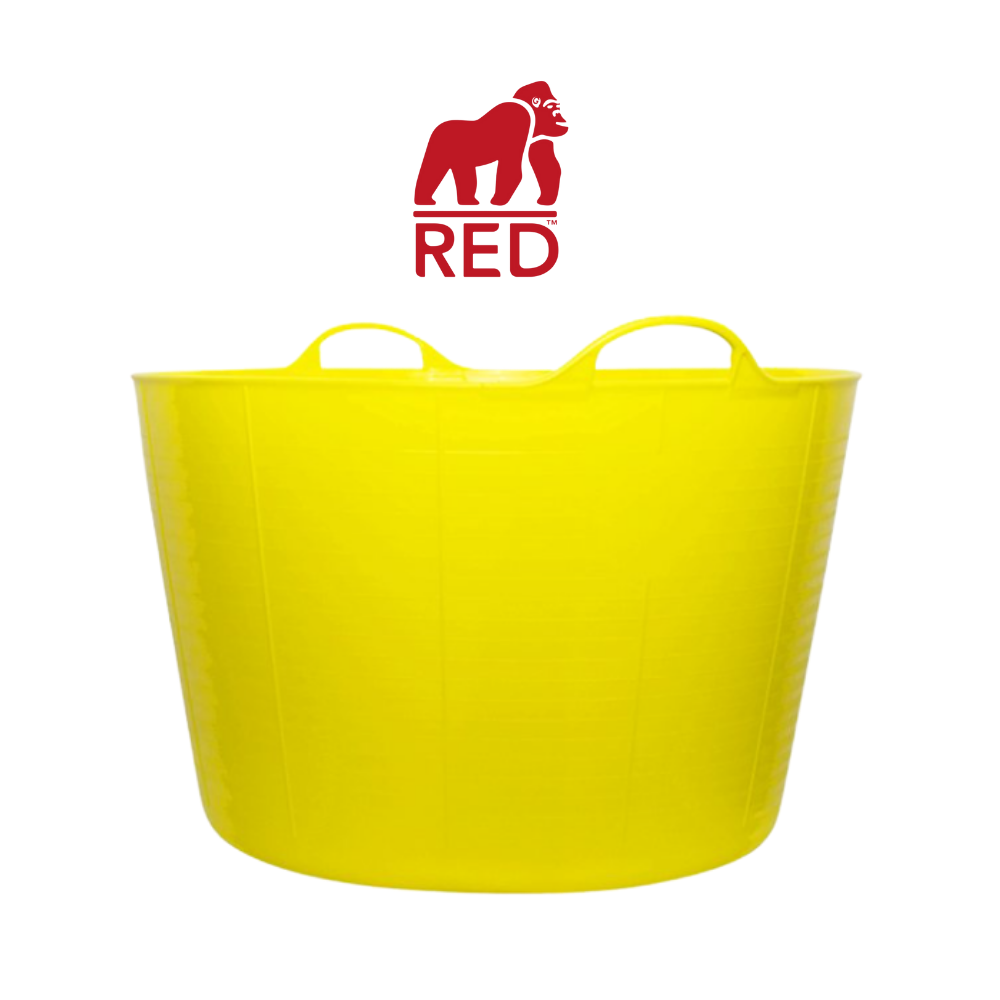 Gorilla Tubs Extra Large (75L) Work Trugs - Builders Buckets - Red Gorilla