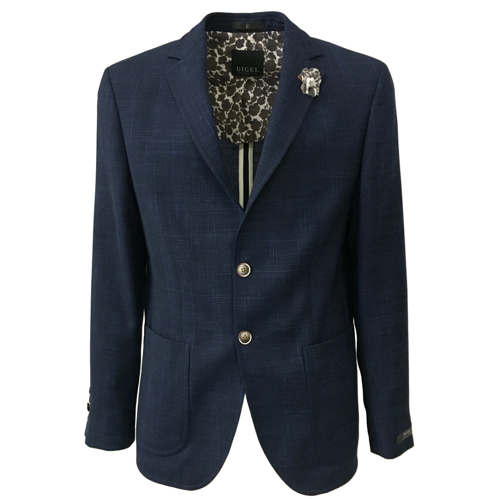 Giacca uomo blu lana e lino sfoderata DIGEL модель 1192413 СДЕЛАНО В ИТАЛИИ 63190₽