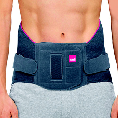 Medi Lendenband Korsettstütze Elastic Lumbamed Disc Woman Schwarz