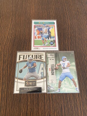 SAM HOWELL rookie lot of 3 Including Insert Commanders UNC RC NM+