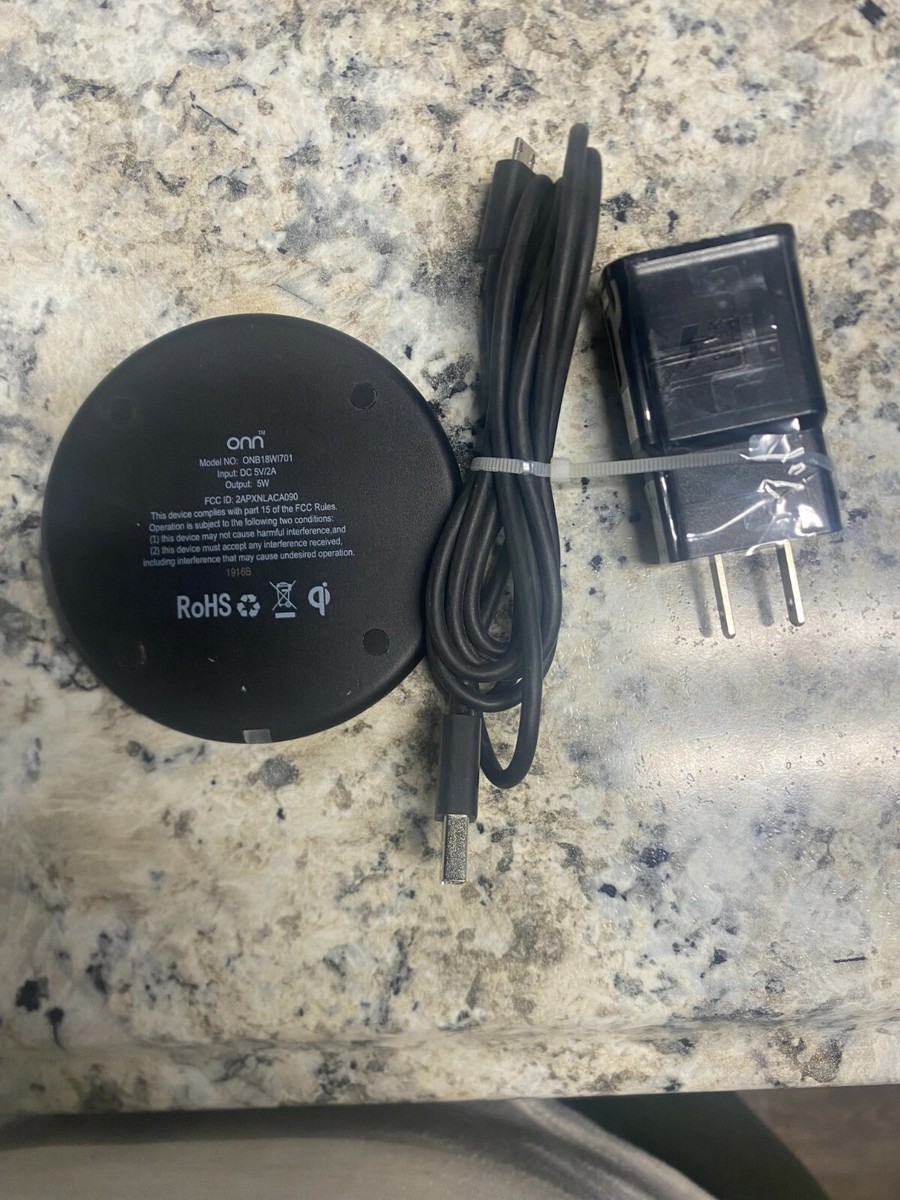 5w Wireless Charging Pad Onn Model Onb18wi701 Onn Wireless Charger