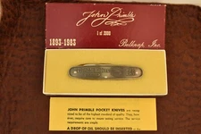 VINTAGE JOHN PRIMBLE BELKNAP INC. 1893-1983 1/2000  METAL PEN KNIFE RARE (23633)