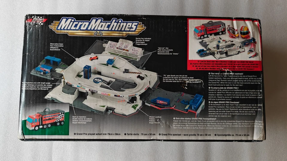 Vintage 1999 Micro Machines Team Truck Playset GRAND PRIX F1 Racetrack New RARE - Image 4 of 4