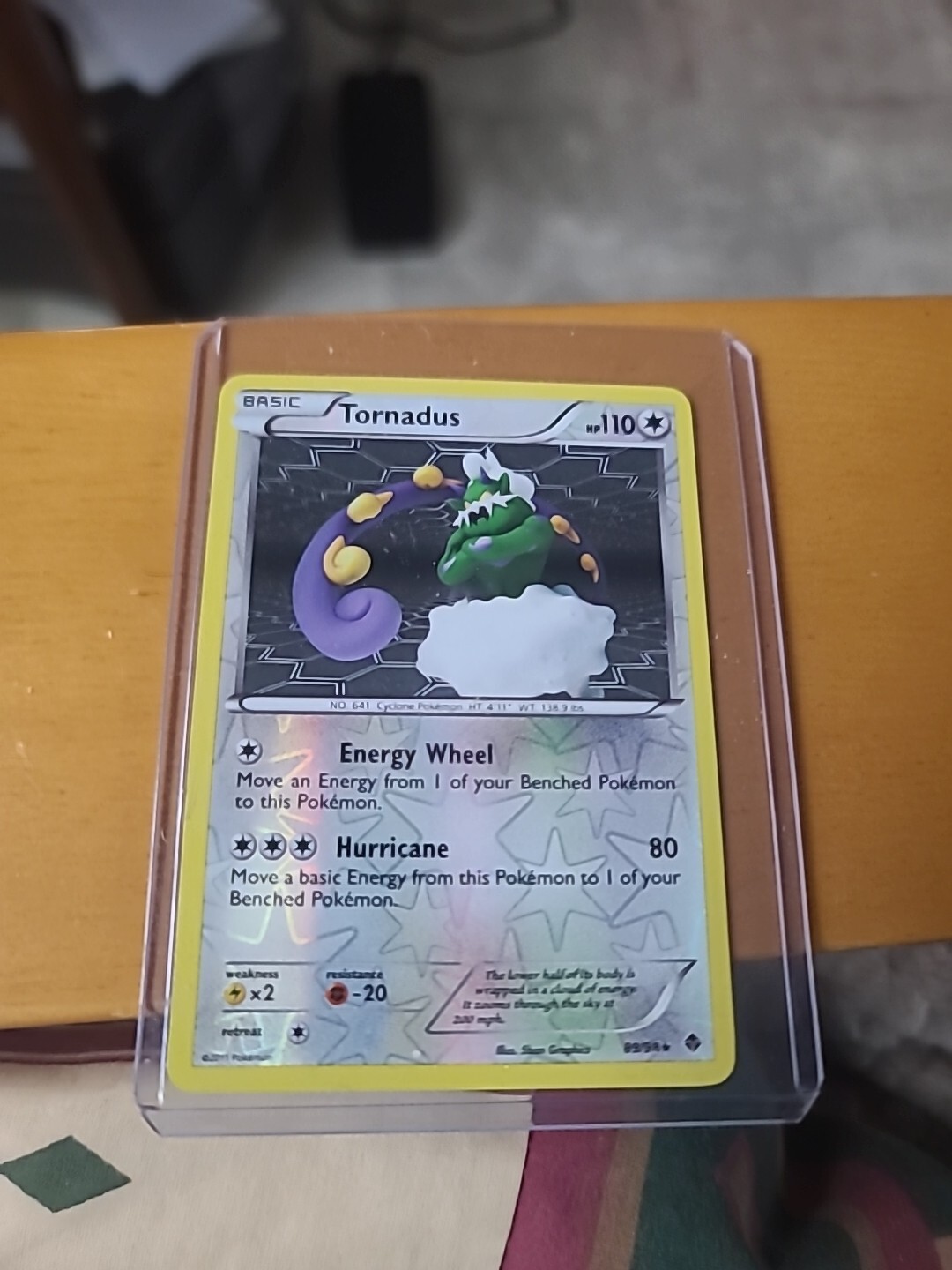 Tornadus - 89/98 - Holo Rare - Reverse Holo LP, English Pokemon Emerging Powers