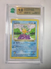 Pokemon Squirtle Base Set Shadowless 63 MNT Graded 9 Mint