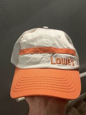 Lowes Ladies Employee Hat Unconstructed Center Stripe Hat Multicolored NEW