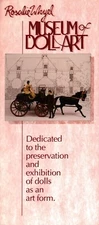 Bellevue Washington  Rosalie Whyel Museum of Doll Art  Brochure  c1980's