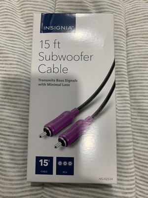 insignia subwoofer cable