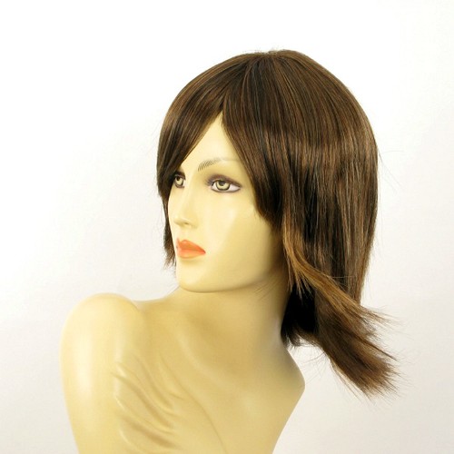 mid length wig for women chocolate light copper wick URSULA 627c PERUK - Picture 2 of 8