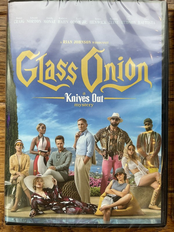 Glass Onion (2022), New, Sealed DVD Glass Onion (2022), New, Sealed DVD