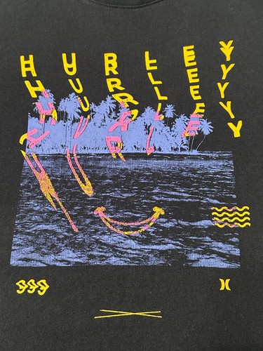 HURLEY - Short Sleeve Men's BLACK T-Shirt - Size: M - MEDIUM - HURLEY SURF Co - 第 1/22 張圖片