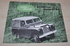 1958 Land Rover Series II (573) Brochure Prospekt DE