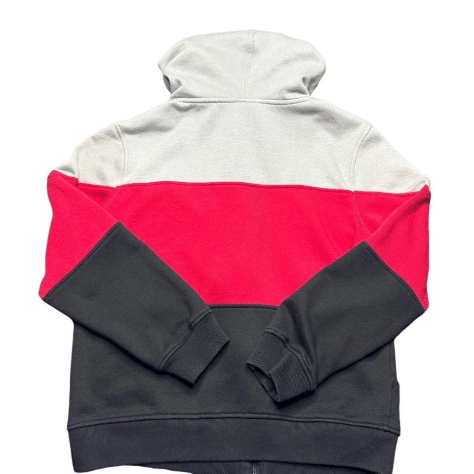 Sudadera con capucha vintage Tapout cremallera completa para hombre M roja negra Y2K MMA Foto 3 de 4