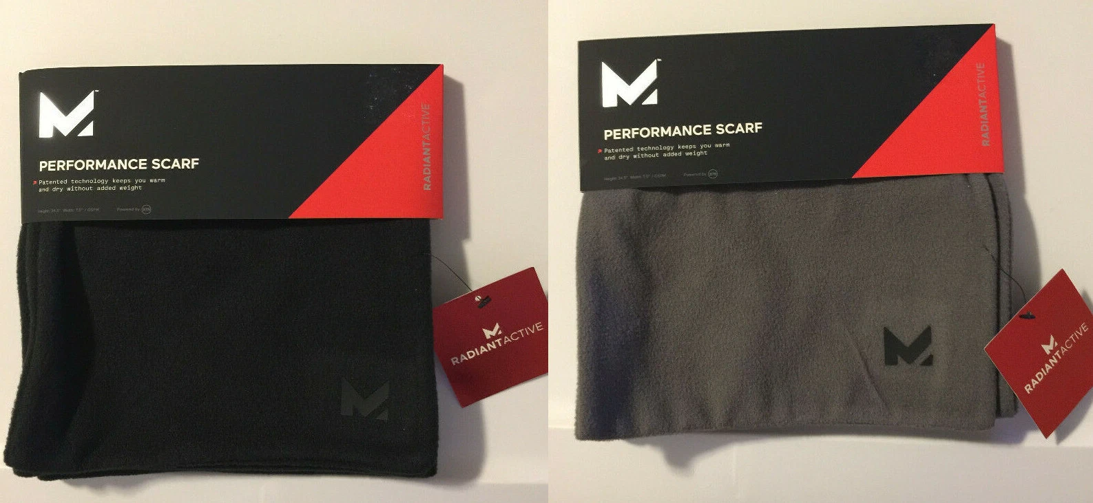 Black-Gray Fleece Lined Performance Scarf Wicking Material Soft Mens One Size
Opens in a new window