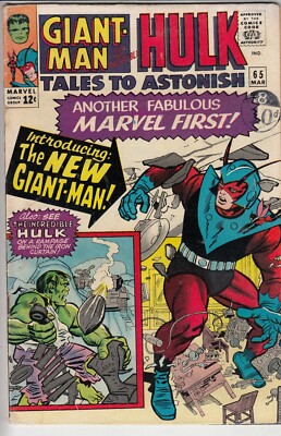 Tales to Astonish 65 - 1965 - New Giant-Man costume - Fine + REDUCED PRICE