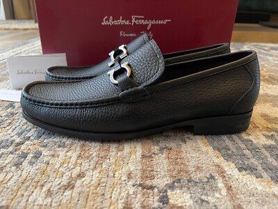 Salvatore Ferragamo Mens Shoes Grandioso Double Gancio Bit