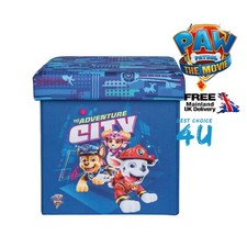 PFOW PATROL HOME AUFBEWAHRUNGSHOCKER SPIELZEUGBOX WÜRFELTRUHEN OSMANISCHER DECKEL - JUNGEN KINDER 