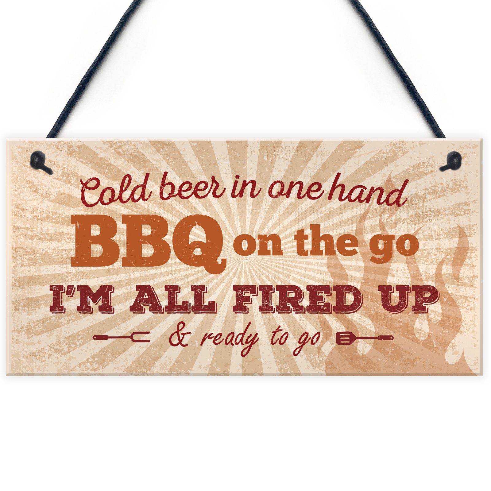 BBQ Sign Garden SummerHouse Bar Man Cave Shed Plaque Friendship Alcohol Gift