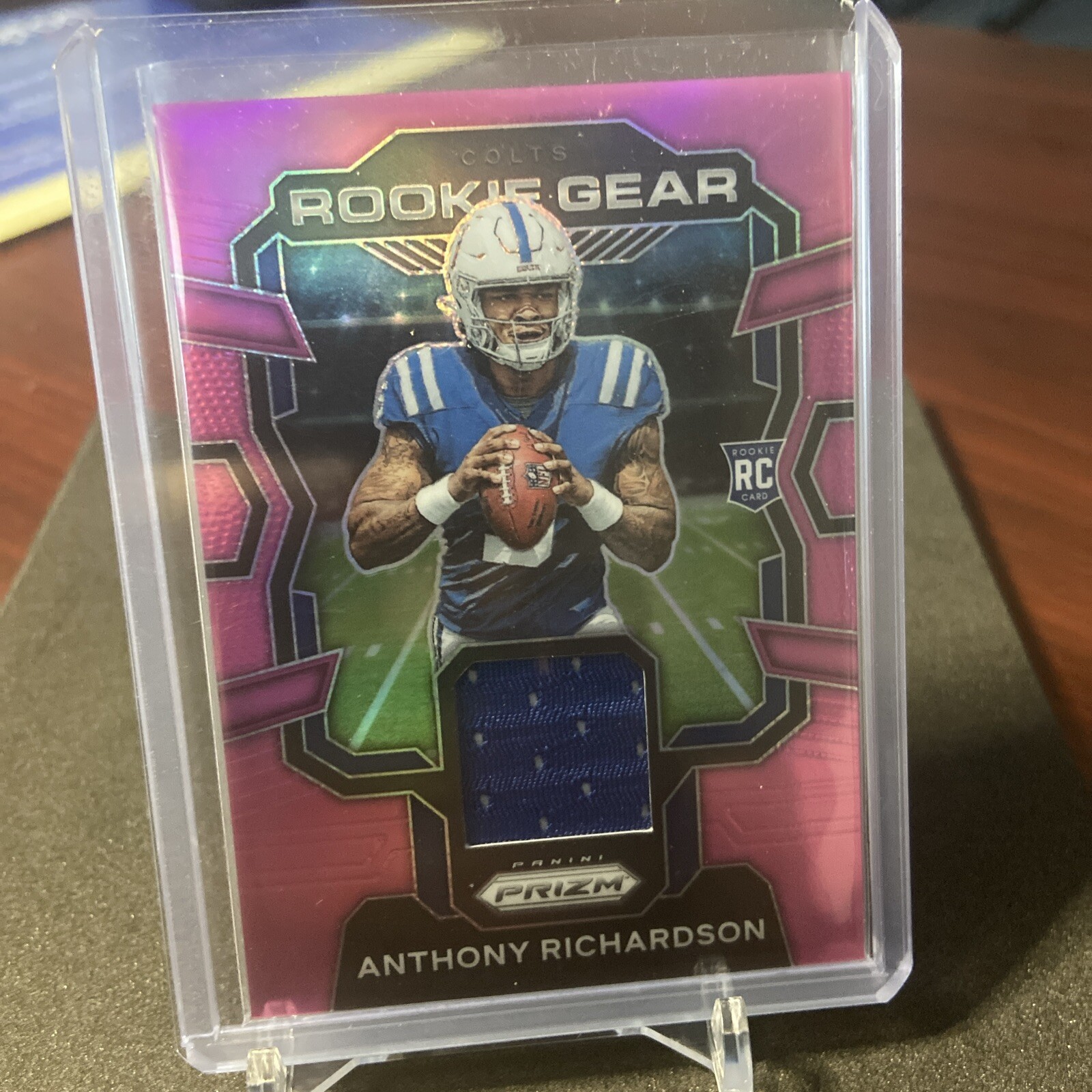 2023 Panini Prizm Football - Anthony Richardson (RC) - Pink Prizm - Rookie Gear