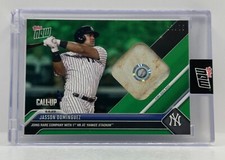 🟩 JASSON DOMINGUEZ Game Used Base 2023 Topps Now #827B GREEN 37/75 1st HR