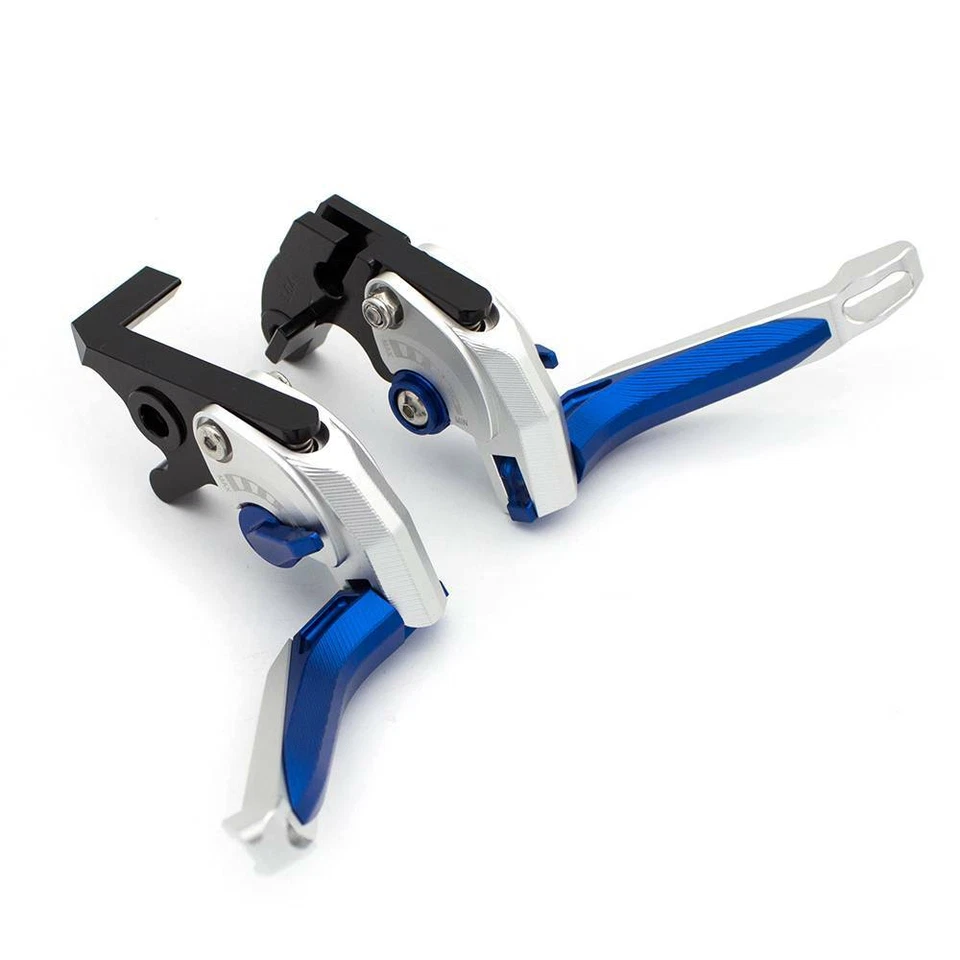 3D Fold Extend Clutch Bake Lever For Triumph Ducati Monster BMW S1000RR/R Yamaha - Image 2 of 4