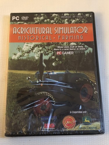 Agricultural Historical Farming Simulator Vintage Tractors PC Game XP 7 NEW