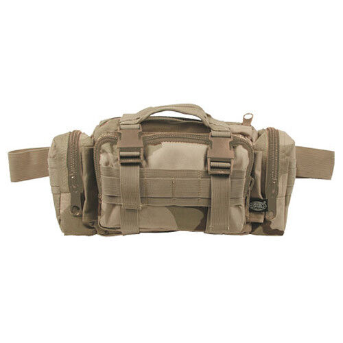 Military Tactical Waist Hip Pack Shoulder Bag 7 Pockets Pack US 3-Desert Camo