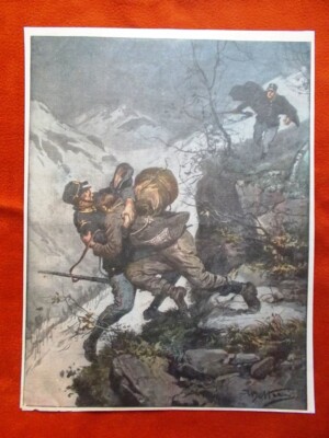 Backcover Sunday Corriere 1911 Guards and Smugglers Beltrame
