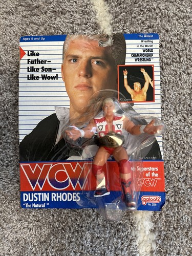 DUSTIN RHODES - WCW Galoob MOC Mint On Card - Free...