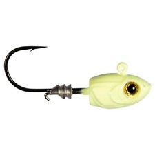 Z-Man MSH316-04 Micro Shad HeadZ Jighead 3/16oz Glow 4-Pack