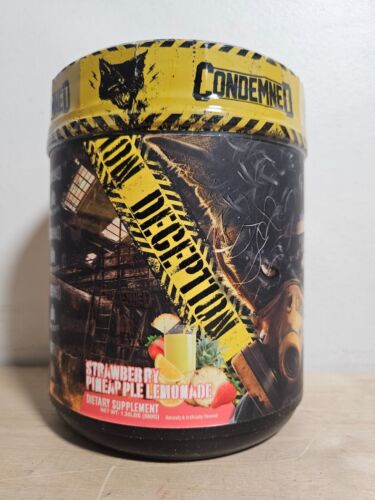 Black Magic x Condemned Deception Pre-Workout Strawberry Pineapple Lemonade 1.3