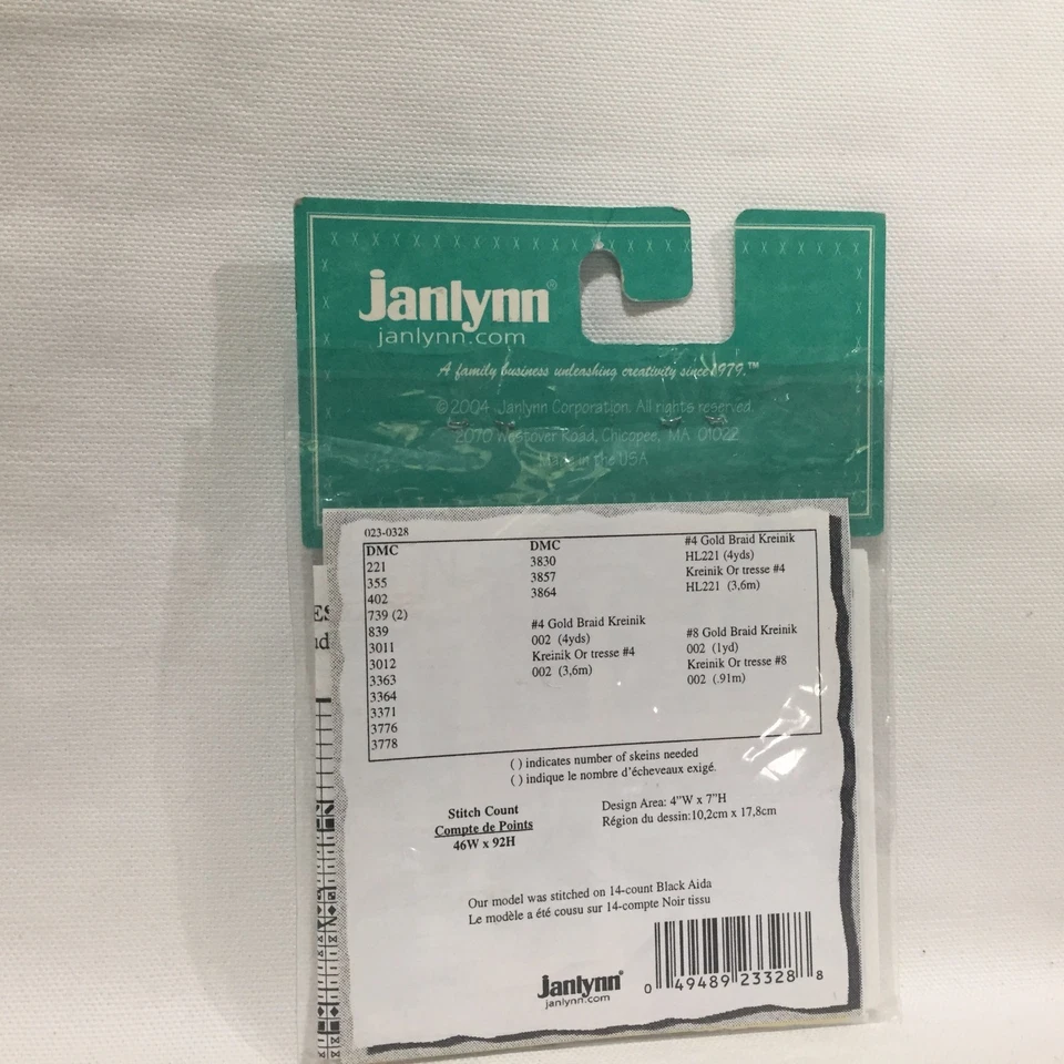 Nuevo en Paquete Janlynn’s Just-a-Chart Punto de Cruz 023-0328-W "Símbolos de Asia" 14x11 Foto 4 de 4