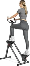 Smart Foldable Cardio Stair Stepper Vertical Climber with Extended Step Range
