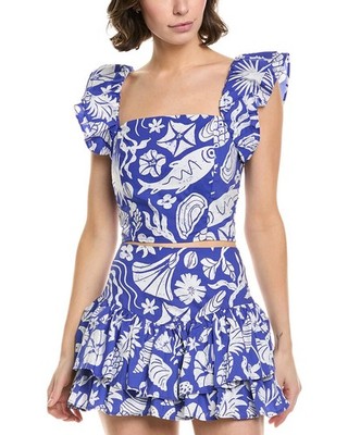 Cake For Dinner Annabelle Top Women's Blue M