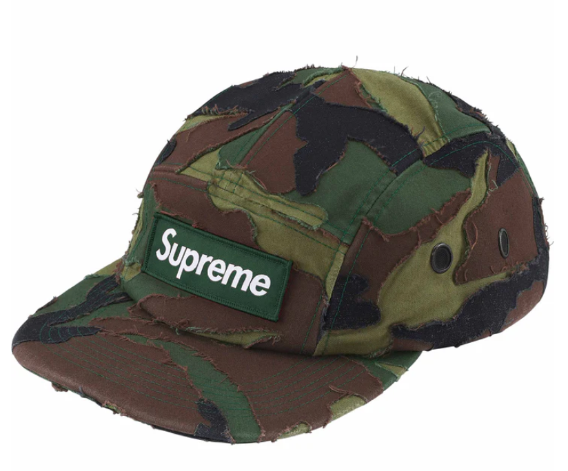 帽子 Supreme Layered Camp Cap Woodland Camo Supreme Layered Camo Camp Cap Woodland Camo In Hand Fast