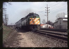 sl10 Slide Burlington Northern Train RR 1979 Clarendon Hills BN9910 851a
