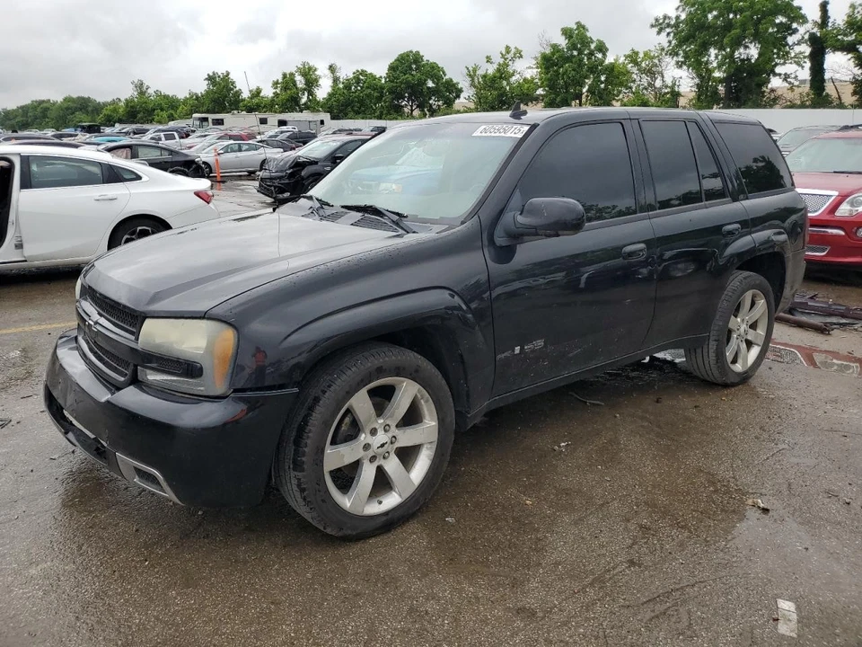 2008 Chevrolet Trailblazer Used Passenger Front Seat Bucket Leather Electric - Image 2 of 4