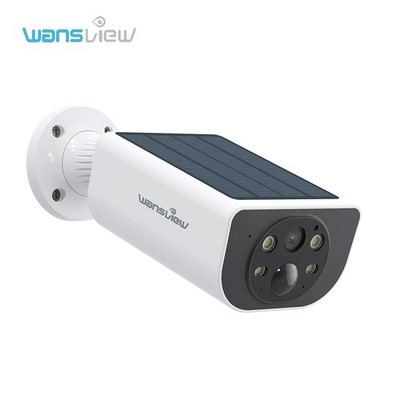 Wansview Outdoor Security Camera Wireless WiFi Color Night Vison+Solar Panels