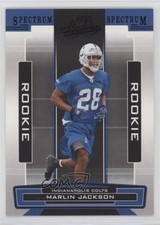 2005 Playoff Absolute Memorabilia Rookie Spectrum Black Marlin Jackson #160 0c4