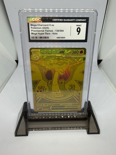 Mega Charizard X ex graded CGC 9 for sale on eBay
