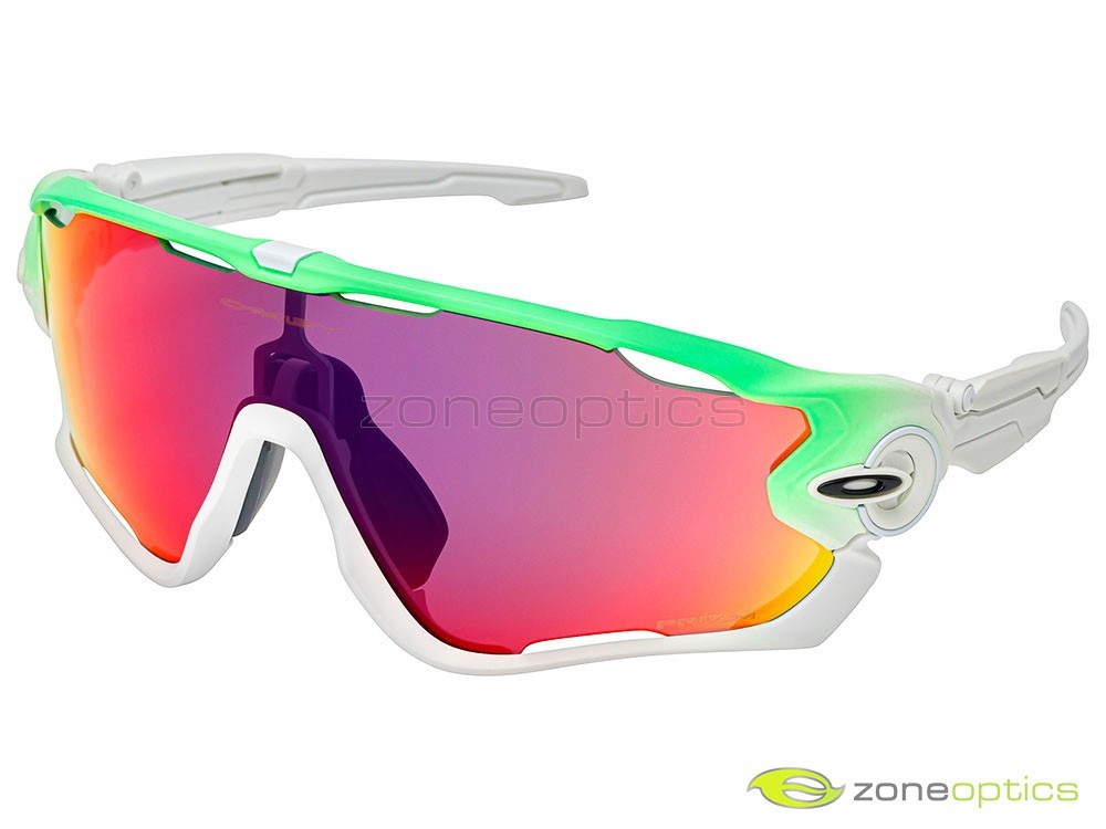 Oakley Jawbreaker Sunglasses OO9290-15 Green Fade/Prizm Road