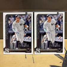 2025 Topps Aaron Judge 300 Baseball Card Lot Of 2 Yankees New York 