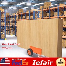 661 LB Panel Dolly with 8in.Pneumatic Wheel Heavy Duty Door Dolly Drywall Cart