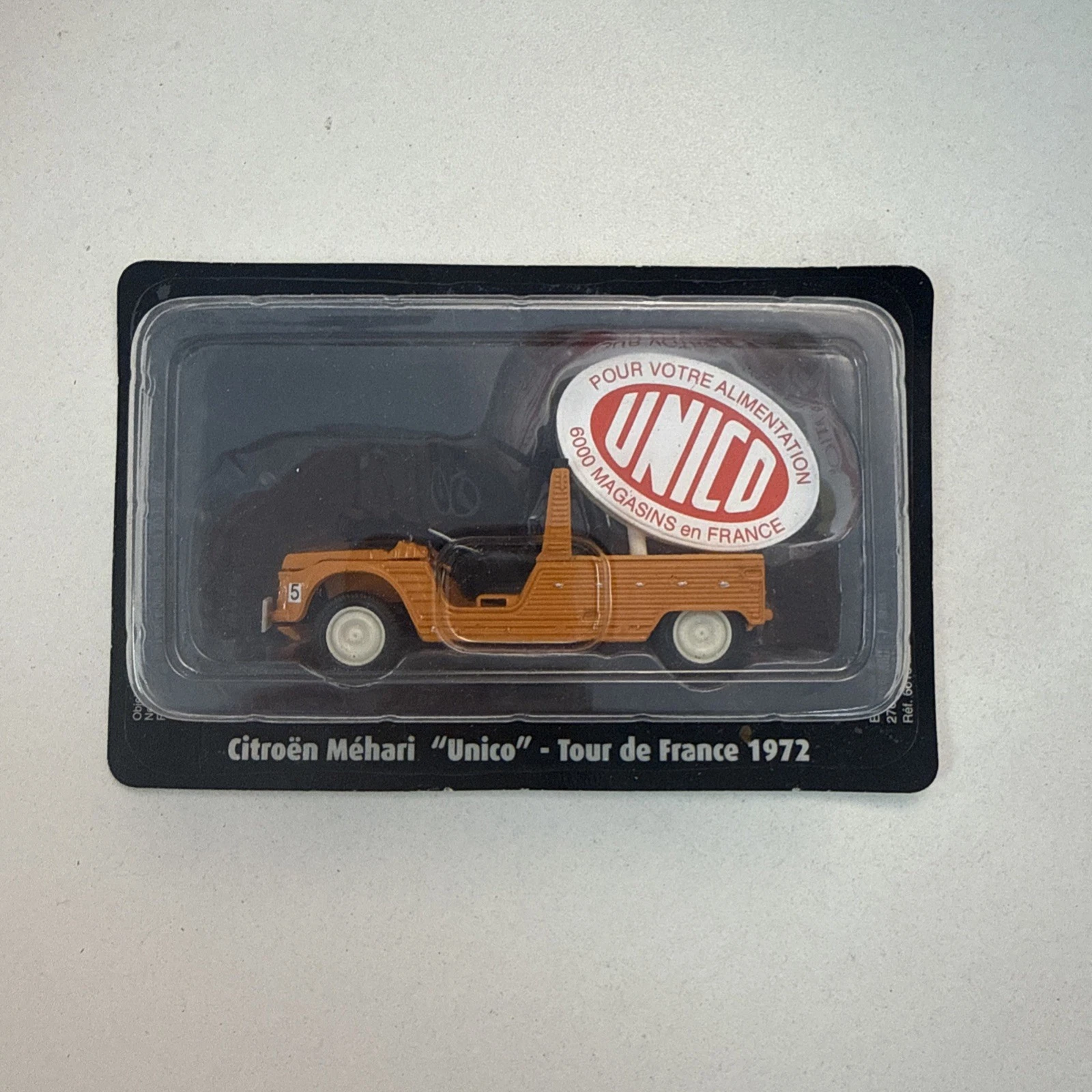 Voiture Miniature Citroën Méhari « Unico » Tour De France 1972 Échelle 1/43