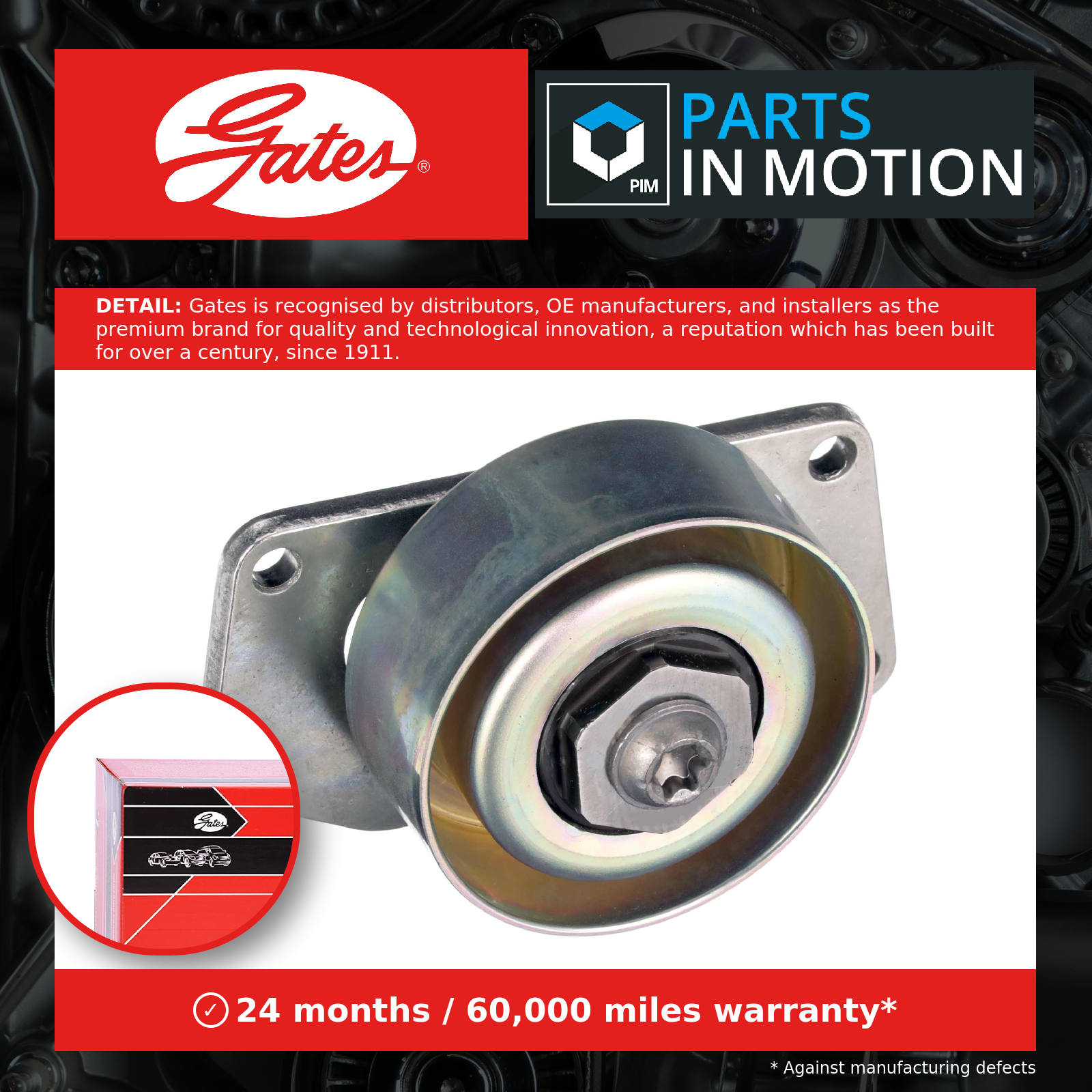 BELT TENSIONER VRIBBED BELT T38232 FOR PEUGEOT PARTNER/ORIGIN/Box/Body/MPV/Van - Image 3