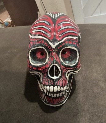Unique 1 of 1, Hand-Painted Collectors Item Skull, (life size)molded from real 