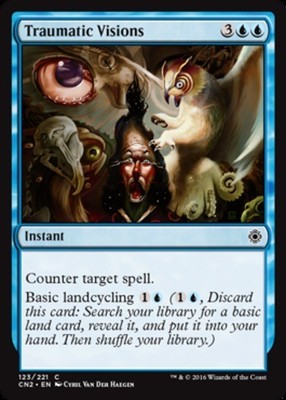 4x Traumatic Visions MTG Conspiracy 2: Take the Crown NM Magic Regular