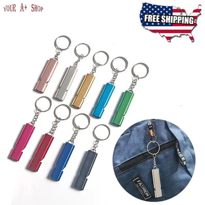 120db Loud Emergency Survival SOS Whistle Camping Hiking Keychain Outdoor New